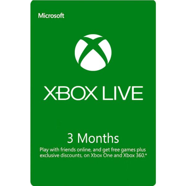 Xbox Live Gold 3-Month Subscription